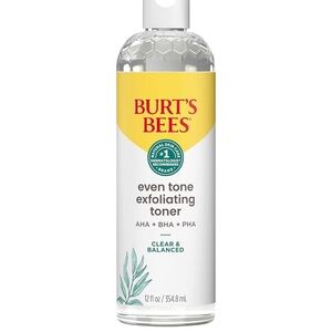 Burt's Bees Yellow and White Even Tone Exfoliating Toner